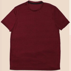 Playera Básica Premium – Vino Intenso