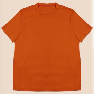 Playera Básica Premium – Naranja Vibrante