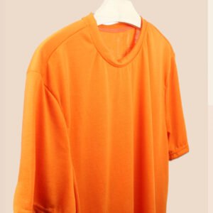 Playera Básica Premium – Naranja Vibrante