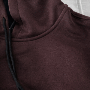 Sudadera Unisex Premium con Gorro - Color Chocolate Oscuro