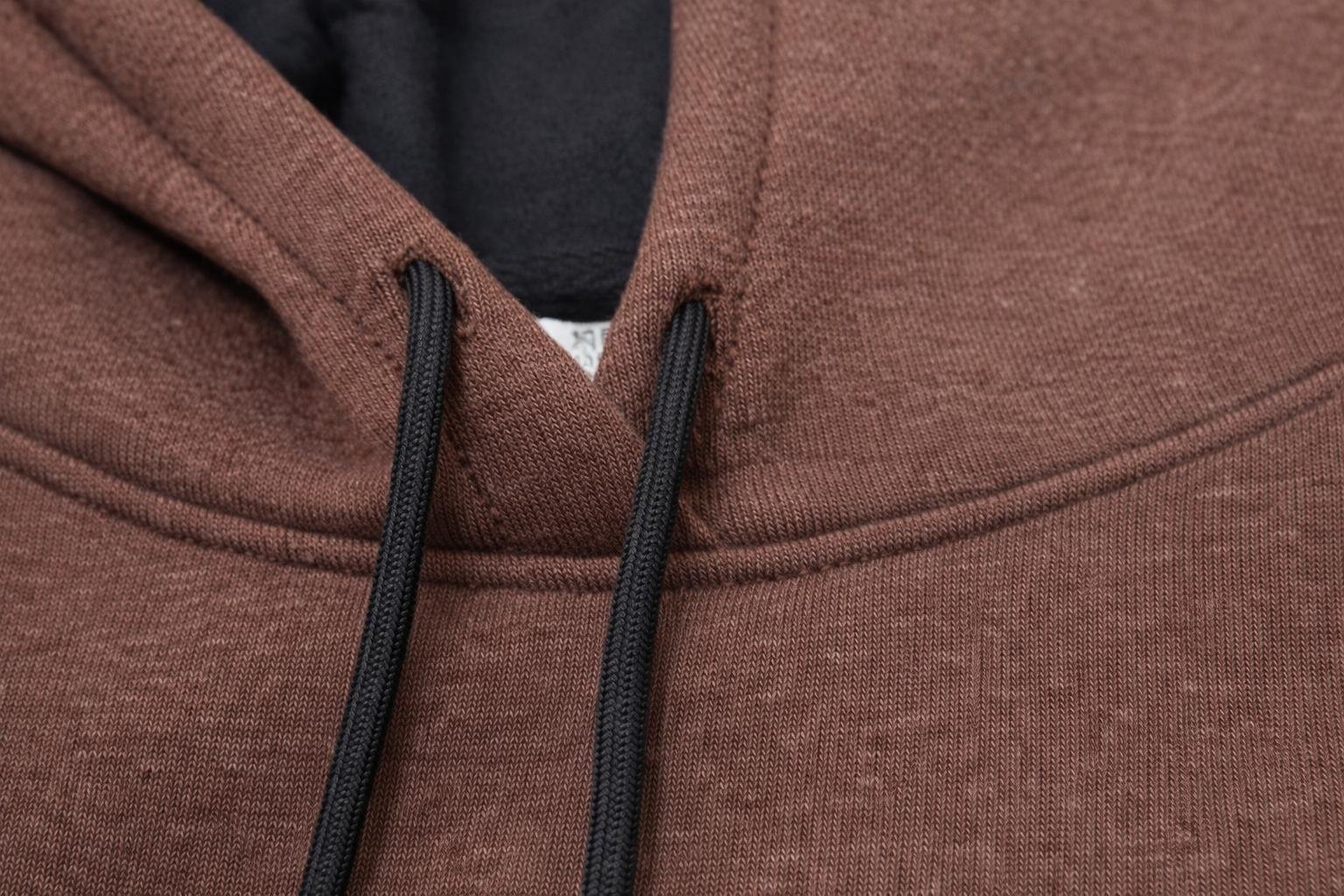 Sudadera Unisex Premium con Gorro – Café Jaspe - Image 2