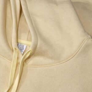 Sudadera Unisex Premium con Gorro – Amarillo Suave