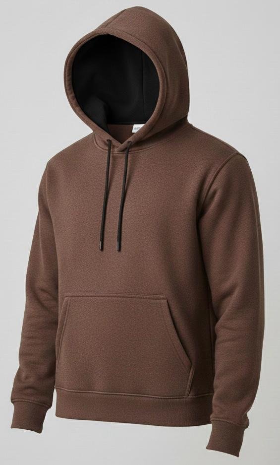 Sudadera Unisex Premium con Gorro – Café Jaspe