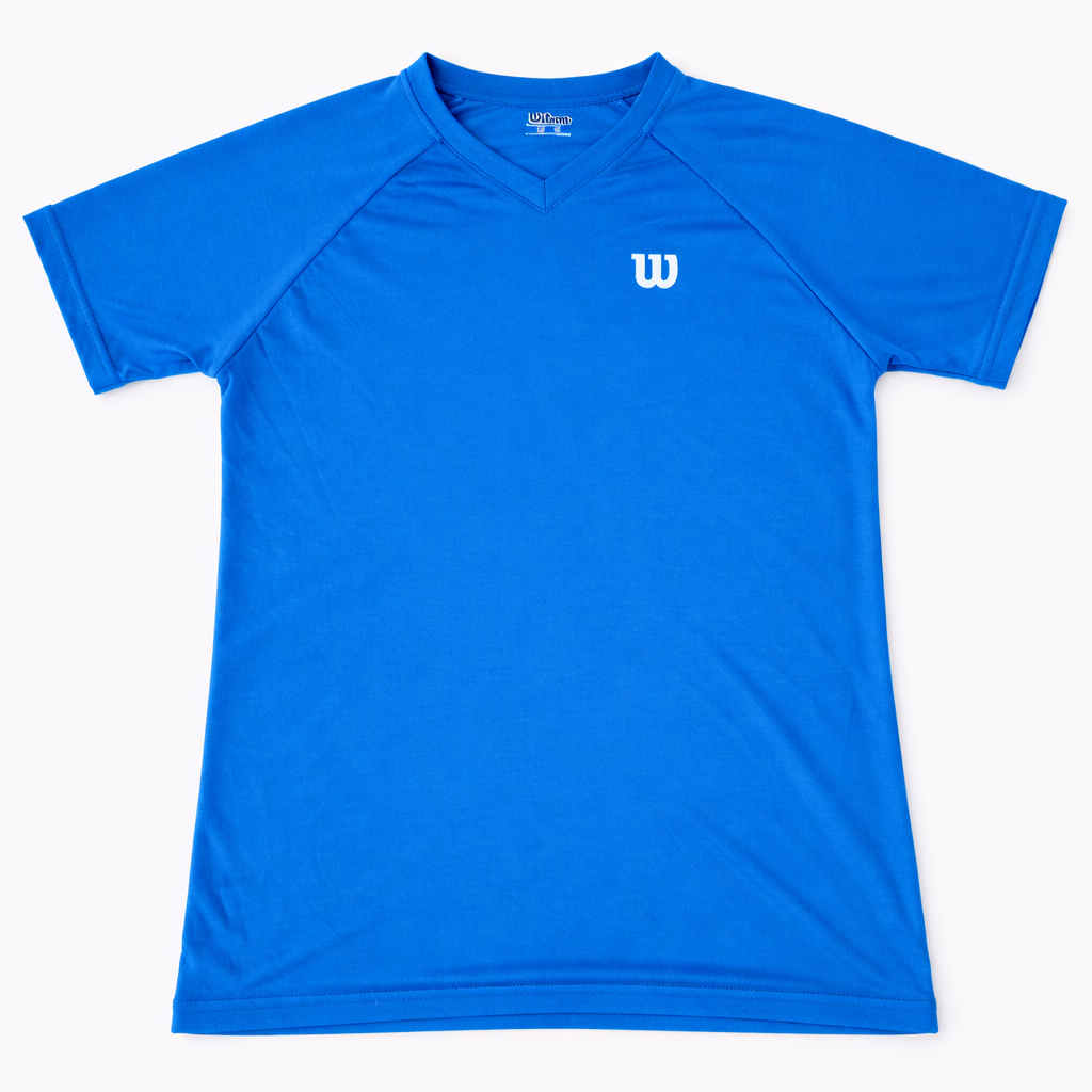 Playera Deportiva Wilson Hombre 120 g – Azul