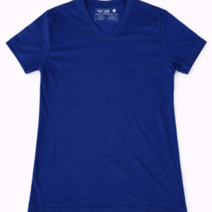 Playera Básica Hombre Cuello V 120 g – Azul Marino