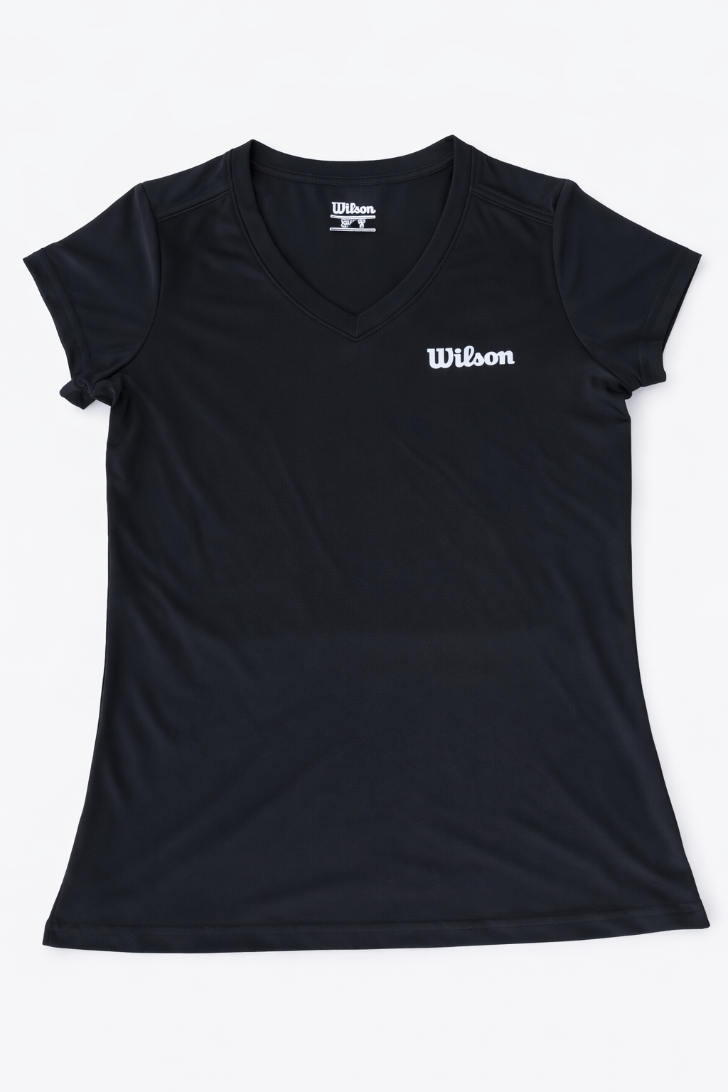 Playera Deportiva Cuello V Wilson 120 g – Negro